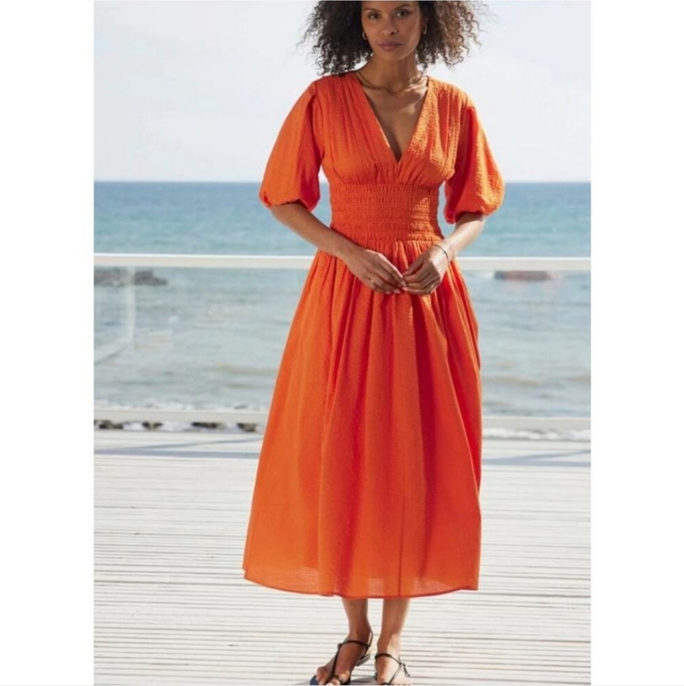 AYR Extra Extra Cotton Cara Cara Orange Dress